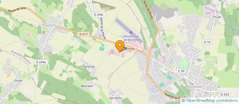 localisation de l'entreprise LA SUPER BRADERIE  ARANDON-PASSINS