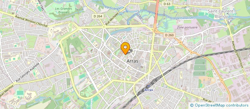 localisation de l'entreprise LA SUPER MEDIOLANAISE à ARRAS