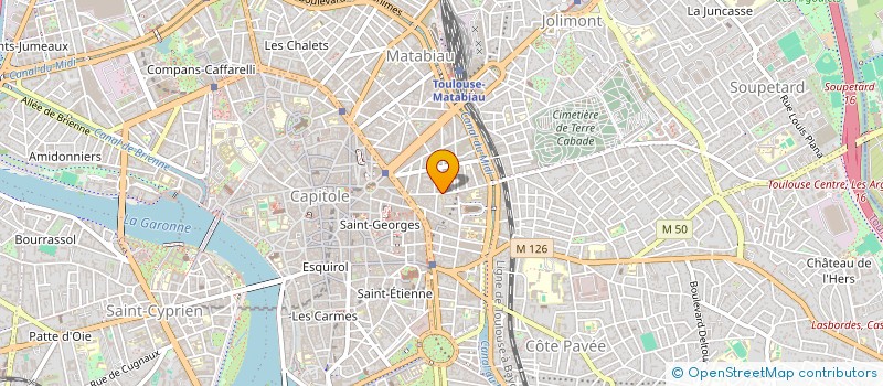 localisation de l'entreprise LA SUPERBE  TOULOUSE