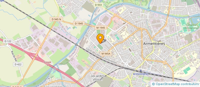 localisation de l'entreprise LA SUPERETTE ACACIA  ARMENTIERES