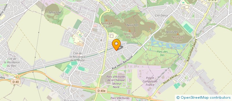 localisation de l'entreprise LA SUPERETTE DE BEA  ROUVROY