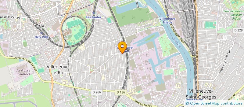 localisation de l'entreprise LA SUPERETTE DE LA GARE à VILLENEUVE-LE-ROI