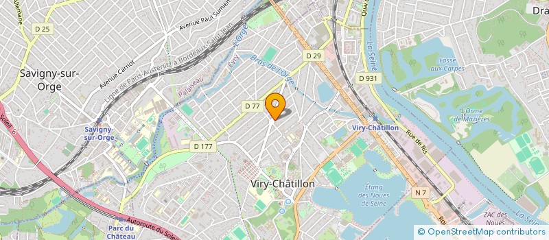 localisation de l'entreprise LA SUPERETTE DE VIRY à VIRY-CHATILLON