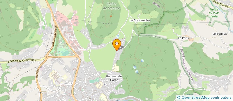 localisation de l'entreprise LA SURE à VOIRON