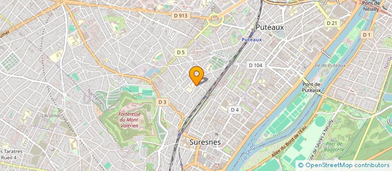 localisation de l'entreprise LA SURESNOISE à SURESNES
