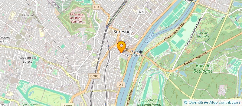 localisation de l'entreprise LA SURESNOISE à SURESNES