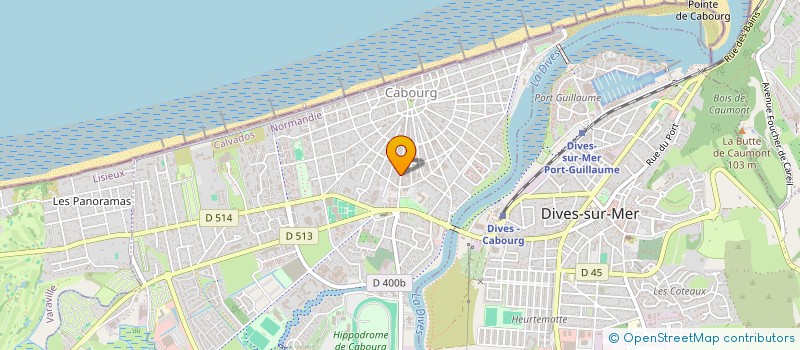 localisation de l'entreprise LA SURFINI  CABOURG