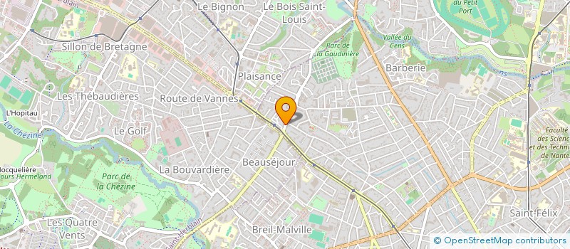 localisation de l'entreprise LA SURPRENANTES EPICERIE à NANTES