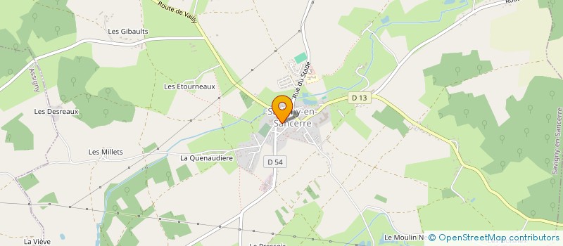 localisation de l'entreprise LA SURY VERTE  SURY-PRES-LERE