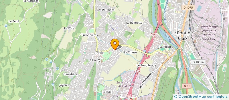 localisation de l'entreprise LA SUZE  CLAIX