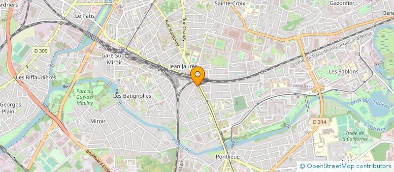 localisation de l'entreprise LA SUZE SERVICES  LE MANS