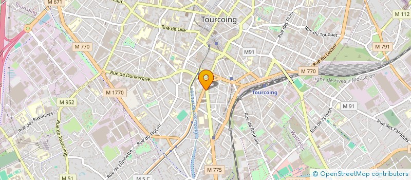 localisation de l'entreprise LA SWAN CORP  TOURCOING