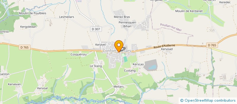 localisation de l'entreprise LA SYLENE  CONFORT-MEILARS