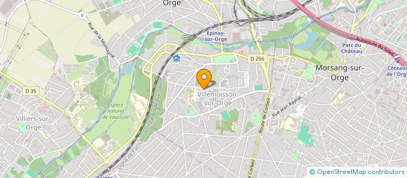 localisation de l'entreprise LA SYLPHIDE à VILLEMOISSON-SUR-ORGE