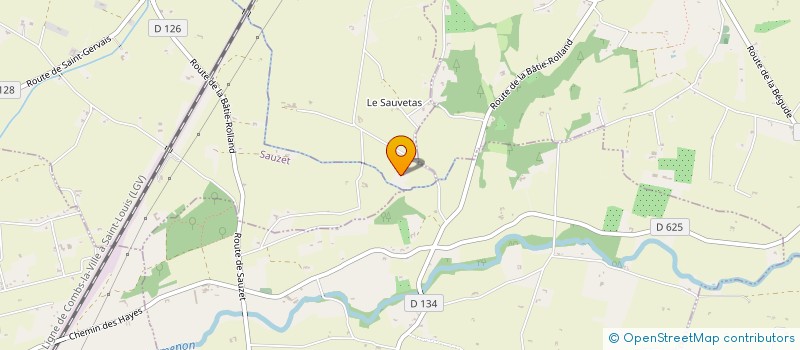 localisation de l'entreprise LA SYLVETTE  BONLIEU-SUR-ROUBION