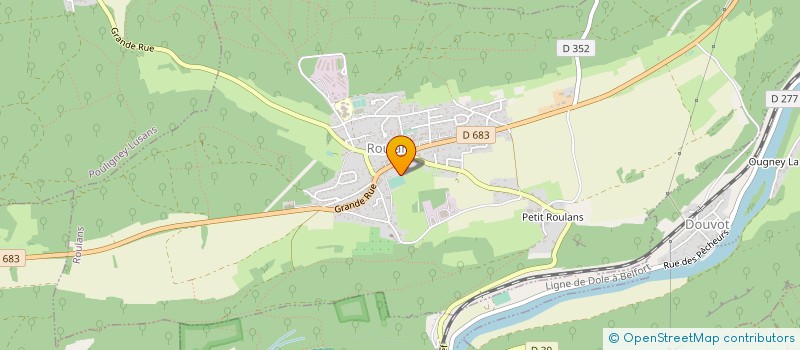 localisation de l'entreprise LA SYMBIOSE  ROULANS