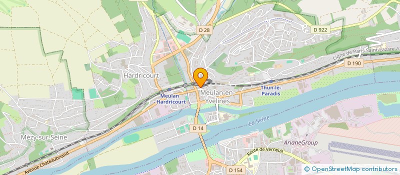 localisation de l'entreprise LA SYMBIOSE COMPAGNIE  MEULAN-EN-YVELINES