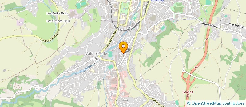 localisation de l'entreprise LA SYMPATHIQUE LIGUE D IMPROVISATION PONOTE  LE PUY-EN-VELAY