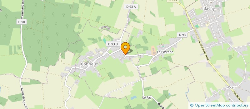 localisation de l'entreprise LA SYMPHONIE DES ECLAIRS à COBRIEUX