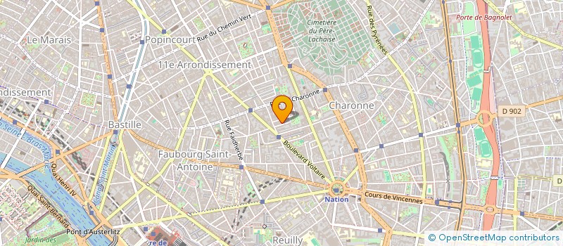 localisation de l'entreprise LA SYMPHONIE DES STYLES à PARIS