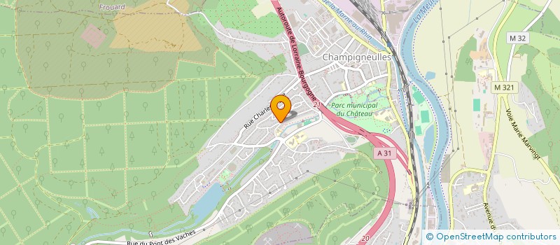 localisation de l'entreprise LA SYMPHONIE DUCALE  CHAMPIGNEULLES