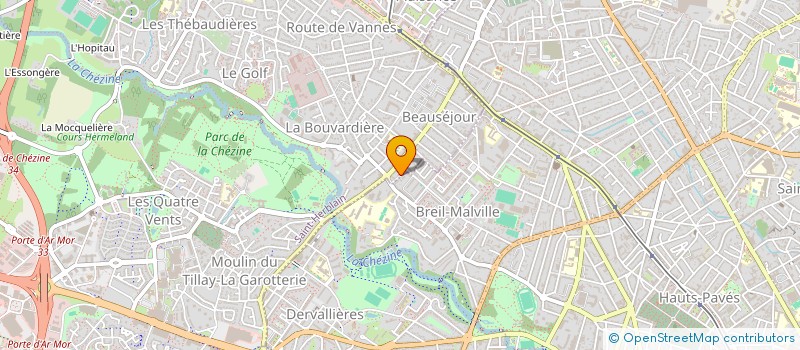 localisation de l'entreprise LA SYONNIERE à NANTES