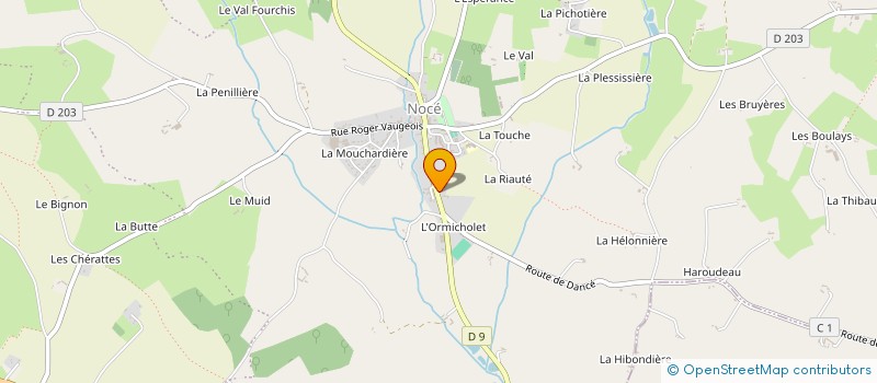 localisation de l'entreprise LA SYRAH à PERCHE-EN-NOCE