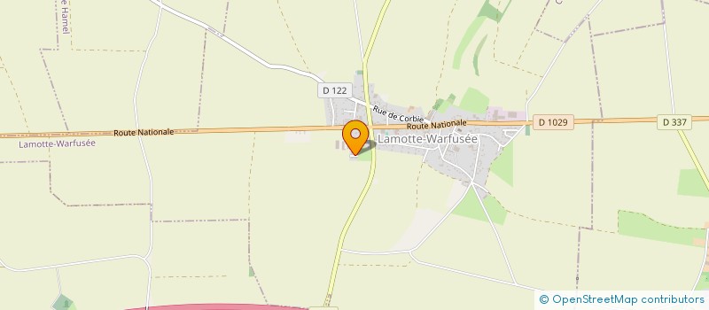 localisation de l'entreprise LA T'CHIOTTE BOUTIK  LAMOTTE-WARFUSEE