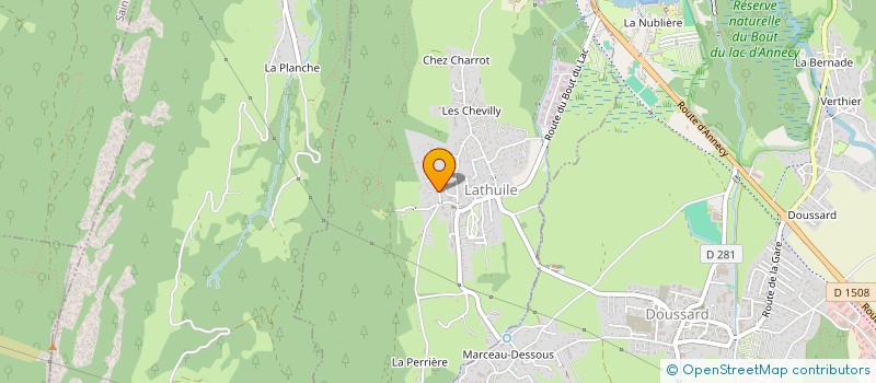 localisation de l'entreprise LA T.H COMPAGNIE à ANNECY