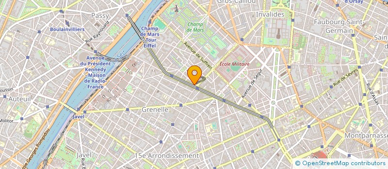 localisation de l'entreprise LA T & M II  PARIS