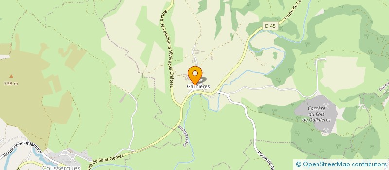 localisation de l'entreprise LA TABATIERE  PIERREFICHE