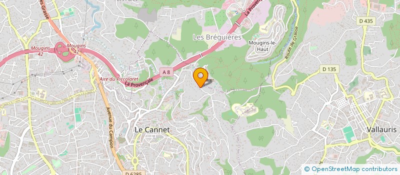 localisation de l'entreprise LA TABELLIONE III à LE CANNET