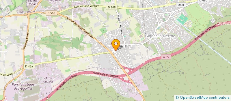 localisation de l'entreprise LA TABLE A DUDULE à GIGNAC-LA-NERTHE