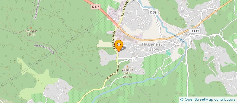 localisation de l'entreprise LA TABLE A EMPORTER  FLASSANS-SUR-ISSOLE