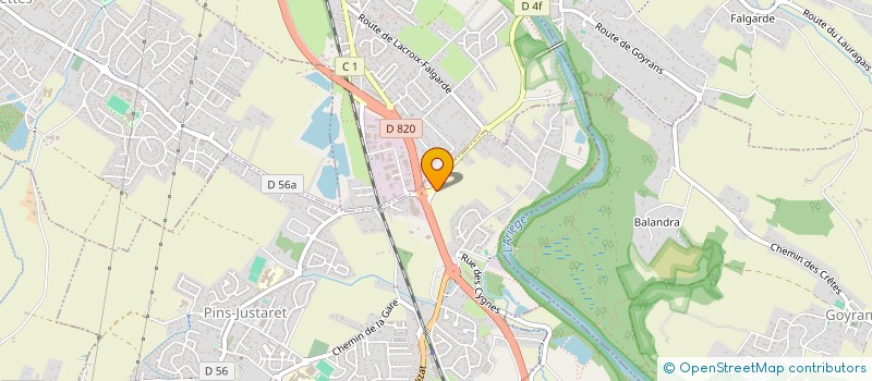 localisation de l'entreprise LA TABLE A TITI  PINS-JUSTARET