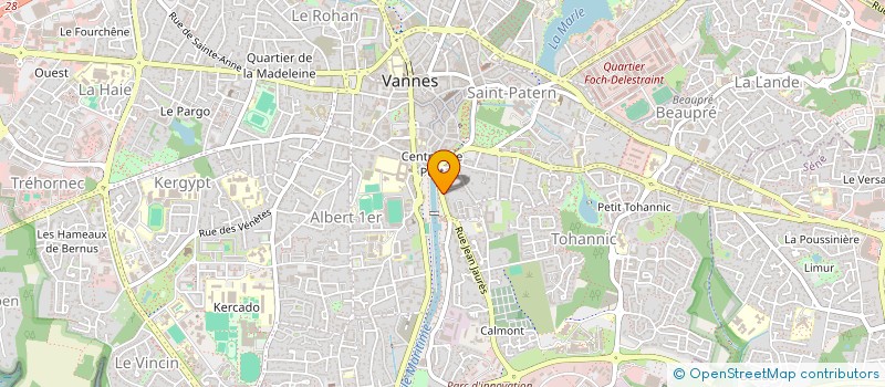 localisation de l'entreprise LA TABLE ALSACIENNE à VANNES