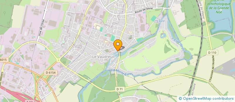 localisation de l'entreprise LA TABLE D'ALVA  LE VAUDREUIL