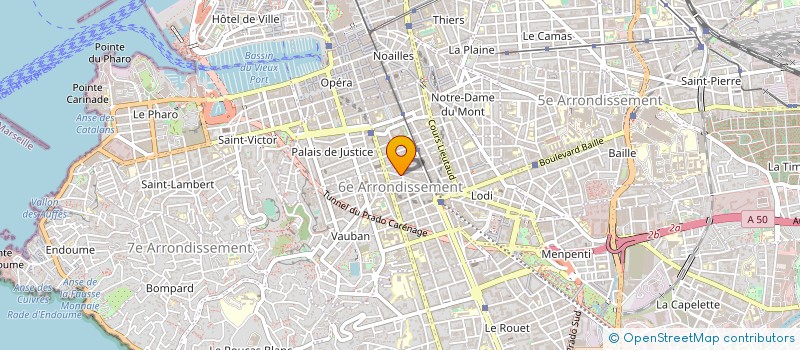 localisation de l'entreprise LA TABLE D ANAIS à MARSEILLE