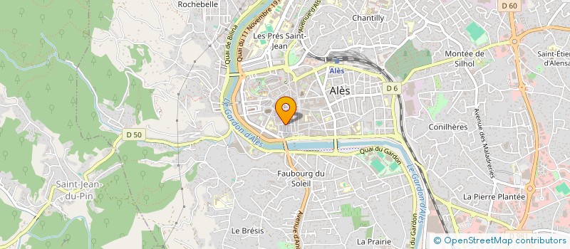 localisation de l'entreprise LA TABLE D'ANGELIQUE à ALES