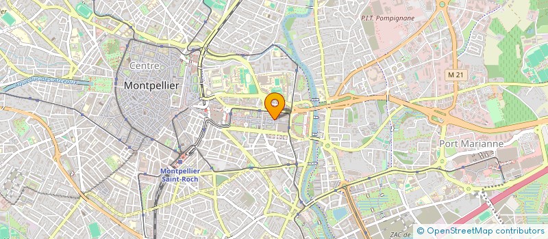 localisation de l'entreprise LA TABLE D'ANOUK, LES AMOUREUX DE LA VIE à MONTPELLIER