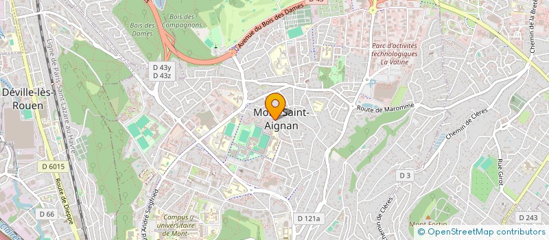 localisation de l'entreprise LA TABLE D'ERISAY  MONT-SAINT-AIGNAN