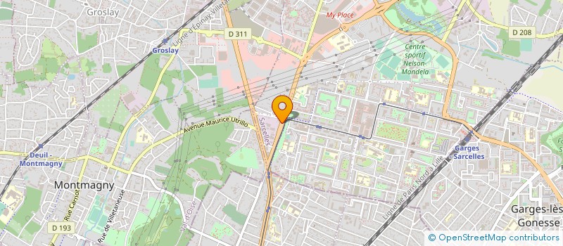 localisation de l'entreprise LA TABLE D'OR à SARCELLES