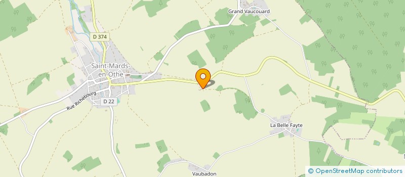 localisation de l'entreprise LA TABLE D'OTHE  PAISY-COSDON