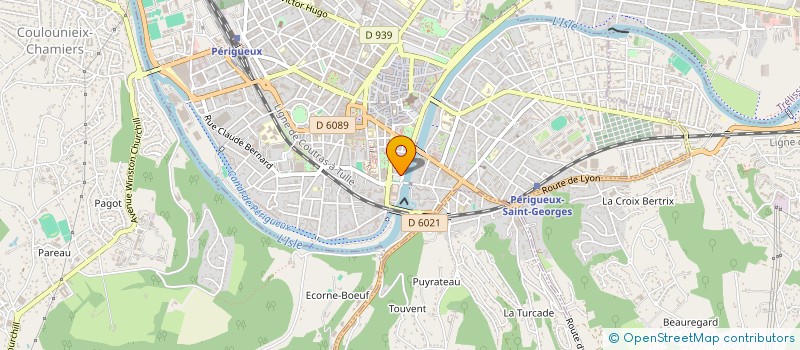 localisation de l'entreprise LA TABLE D'YS à PERIGUEUX