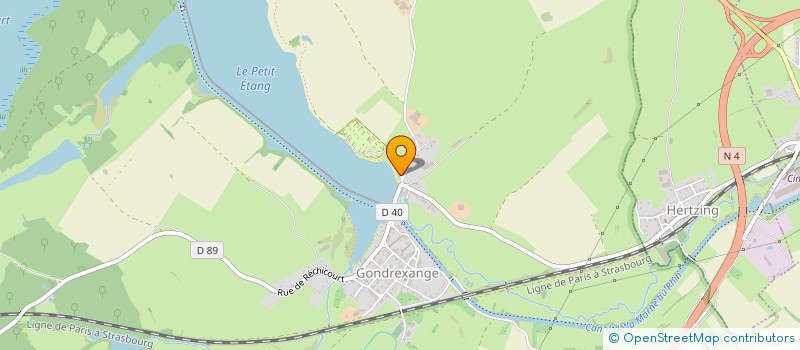 localisation de l'entreprise LA TABLE DE ANNE (SOCIETE EN LIQUIDATION)  GONDREXANGE