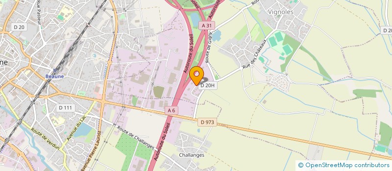 localisation de l'entreprise LA TABLE DE BOURGOGNE  CHOREY-LES-BEAUNE