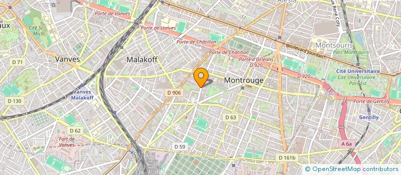 localisation de l'entreprise LA TABLE DE CANA DEVELOPPEMENT à MONTROUGE