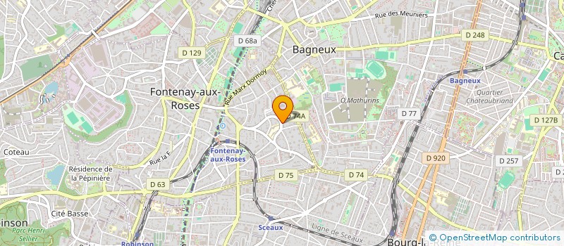 localisation de l'entreprise LA TABLE DE CANA FONTENAY SOUS BOIS à FONTENAY-AUX-ROSES