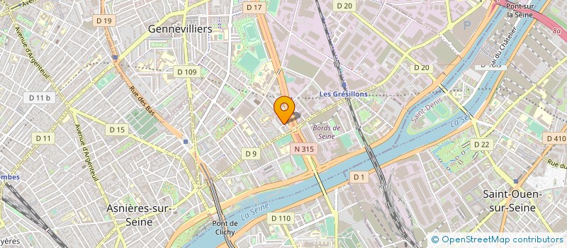 localisation de l'entreprise LA TABLE DE CANA PARIS NORD-OUEST à GENNEVILLIERS
