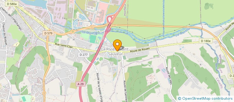 localisation de l'entreprise LA TABLE DE CECILE  LA RIVIERE-SAINT-SAUVEUR